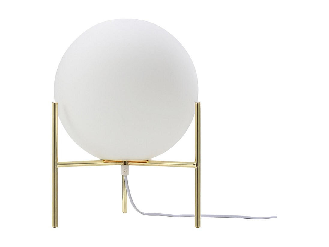 TISCHLAMPE - 25 cm x 25 cm - metall - goldfarben Barlow - Goldfarben, Metall (25/25/35cm) - Vente-Unique