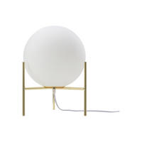 TISCHLAMPE - 25 cm x 25 cm - metall - goldfarben Barlow - Goldfarben, Metall (25/25/35cm) - Vente-Unique