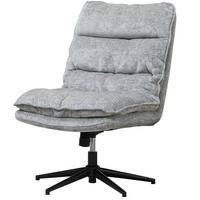 BÜROSTUHL in Grau 63,5x81x102 cm, drehbar und höhenverstellbar, mit Kippfunktion - Grau, Textil (81/102/63.5cm) - IVMEU