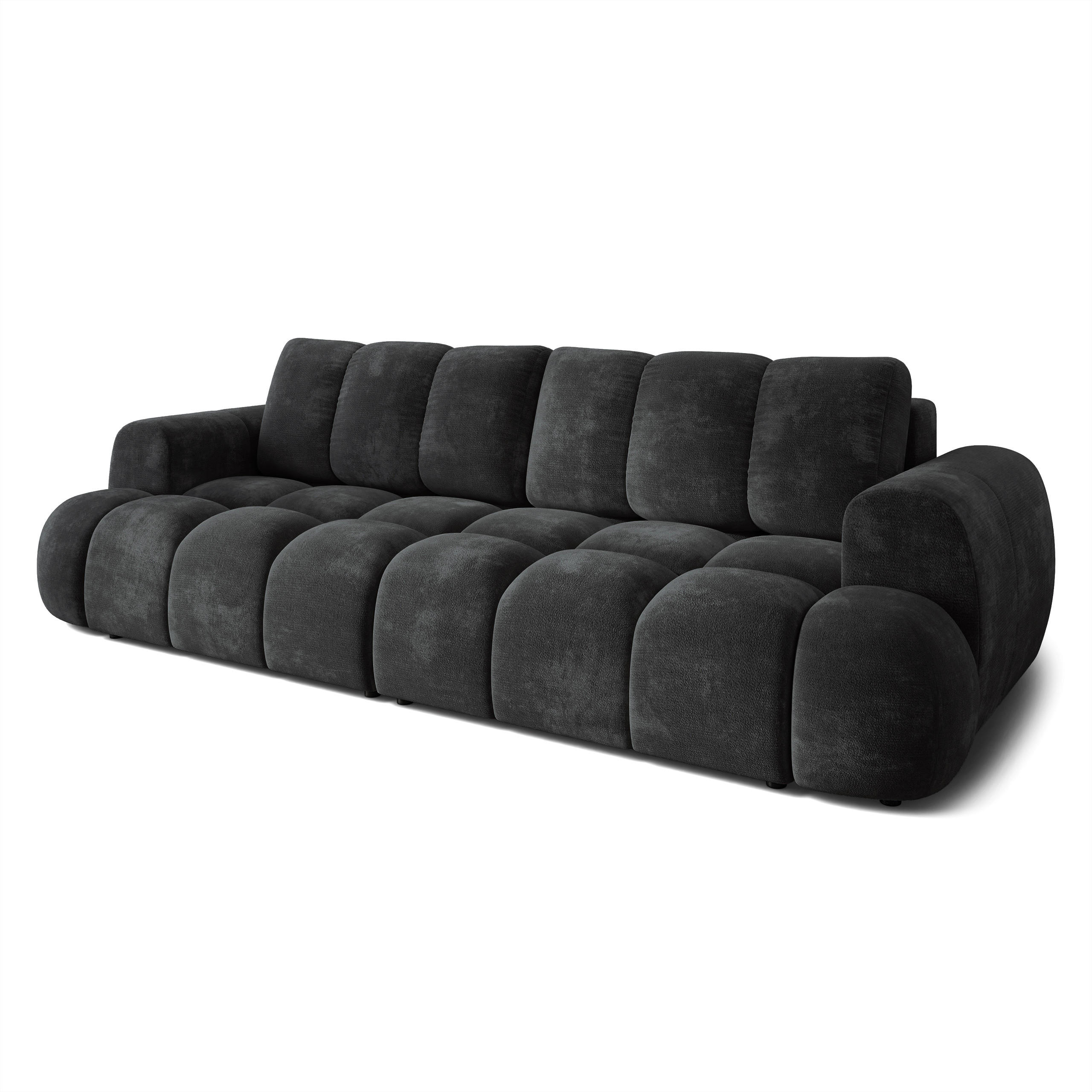 Masseno Bettsofa Schwarz 300x88x113 cm