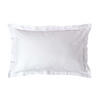 KISSENBEZUG Damast mit Stehsaum, Fadendichte 330 - Weiß, Textil (48/74cm) - Homescapes