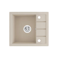 EINBAUSPÜLE Trzynastka Beige, Einzelbecken, 49,5/57/18,5 cm - Beige, Stein (49.5/18.5/57cm) - bad land