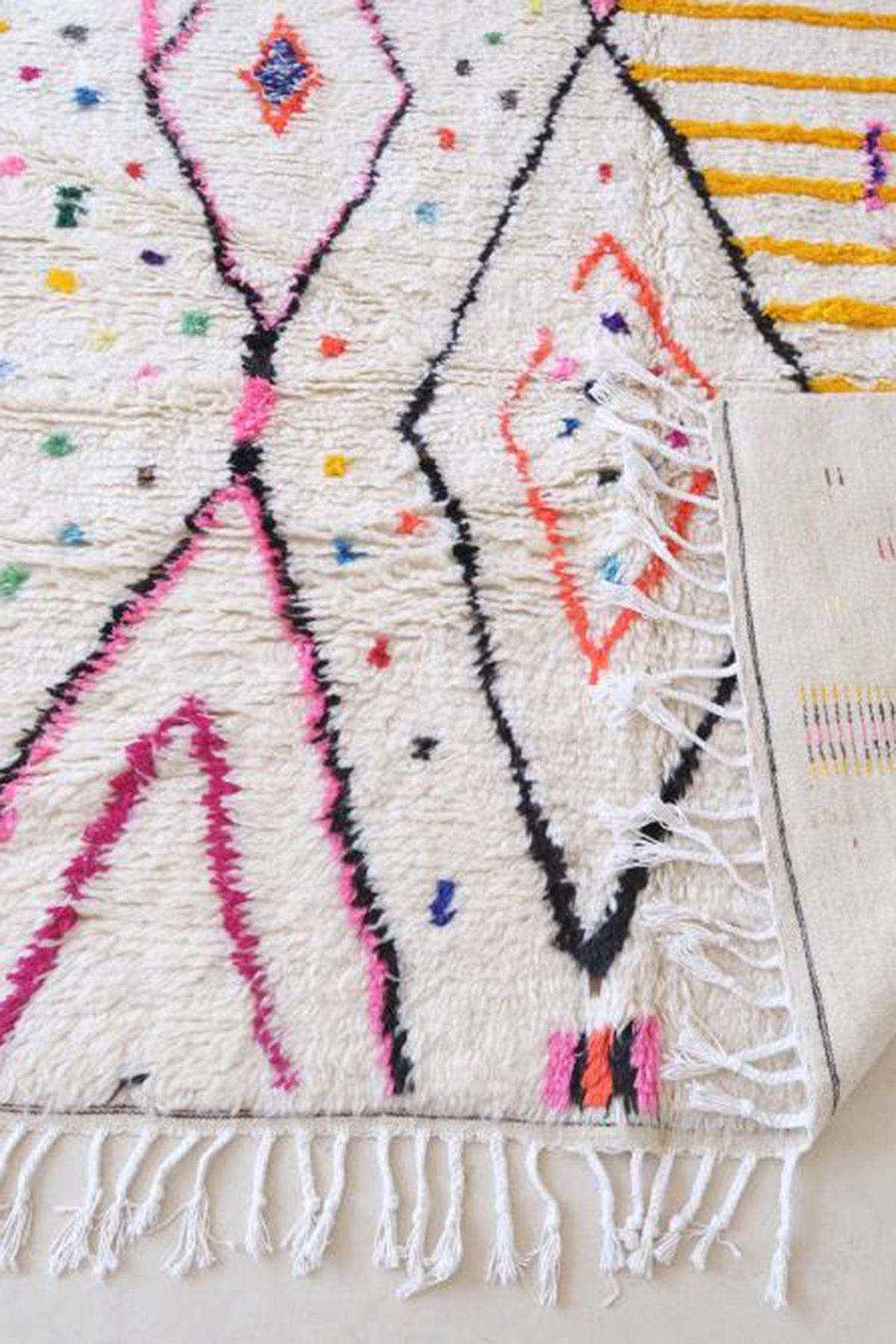 BERBERTEPPICH aus reiner Wolle 190x 300 cm - Weiß, Naturmaterialien (190/300cm) - AFK Living