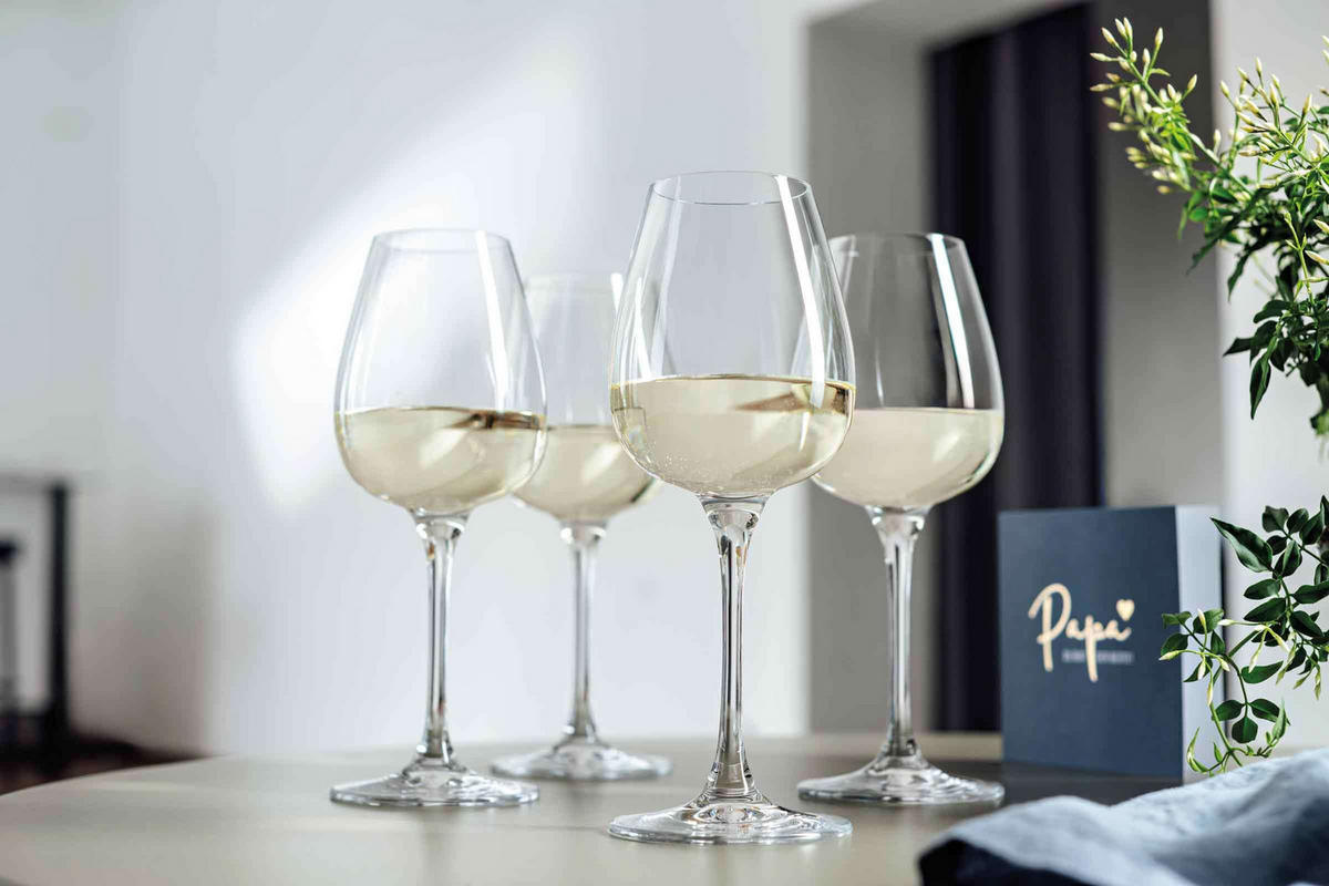 WEISSWEINGLÄSER Purismo Wine transparent 120 ml 4er Set - Transparent, Glas (120L) - Villeroy & Boch