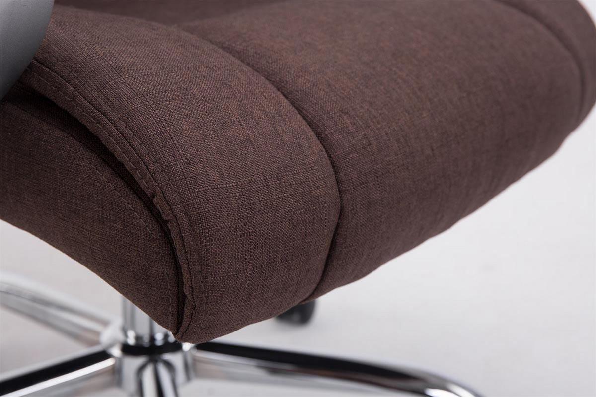 BÜROSTUHL Apodo, Stoff Braun - Braun, Textil/Metall (66/122/70cm) - TPFLiving