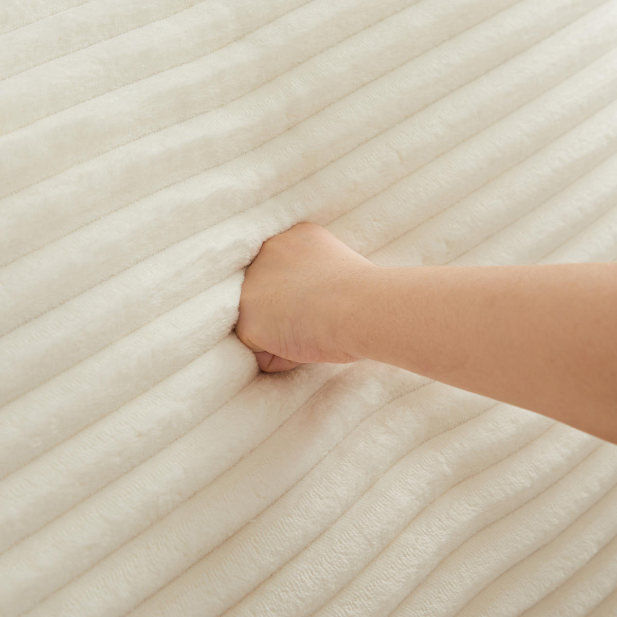 RÉCAMIERE 211 cm frei kombinierbar mit dreieckigen Rückenlehnen, DE-42722, Beige - Beige, Textil (211.5/48/106.5cm) - ComfortXL