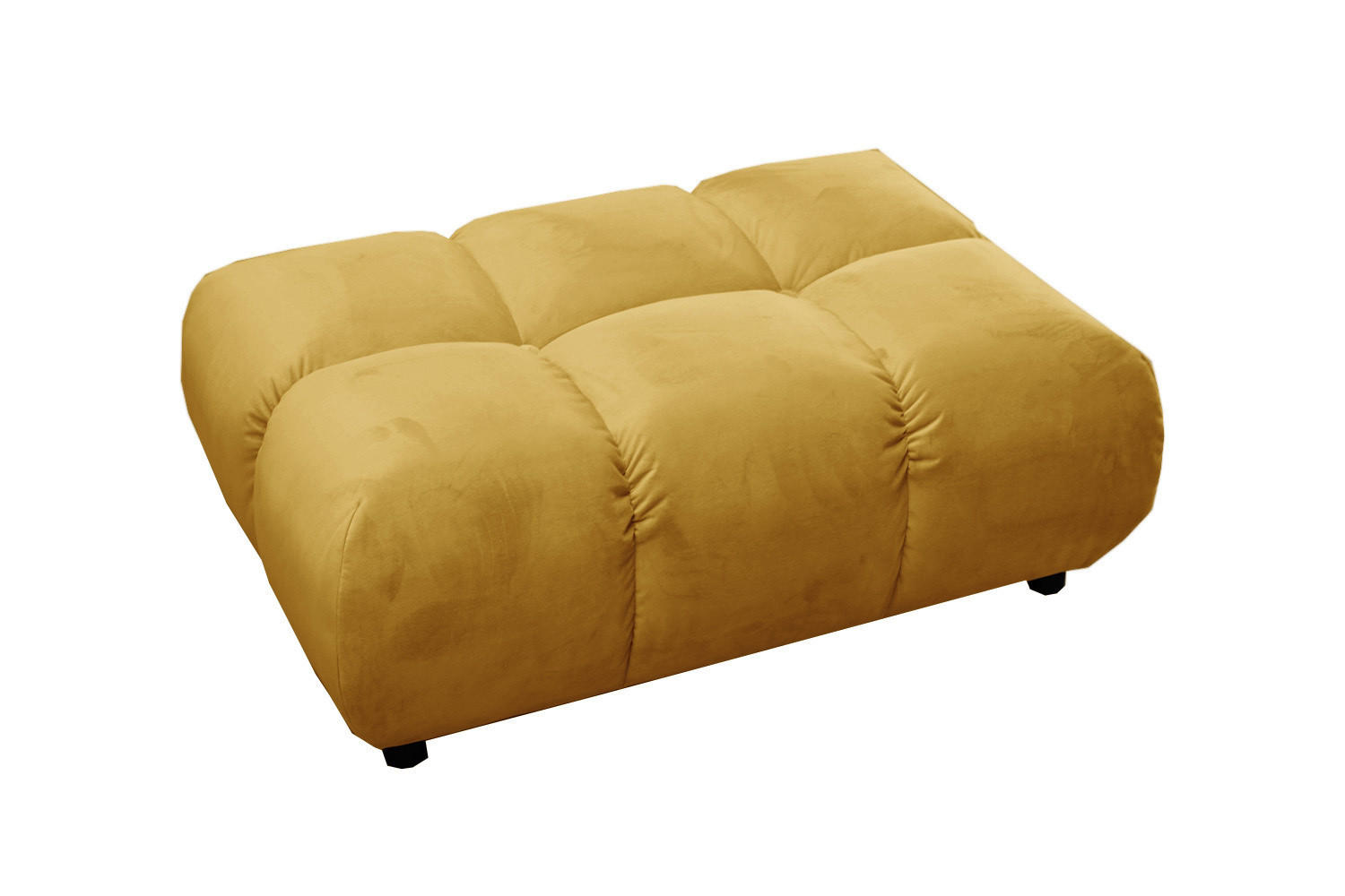 Kawola Hockerbank Currygelb 108x41x73 cm
