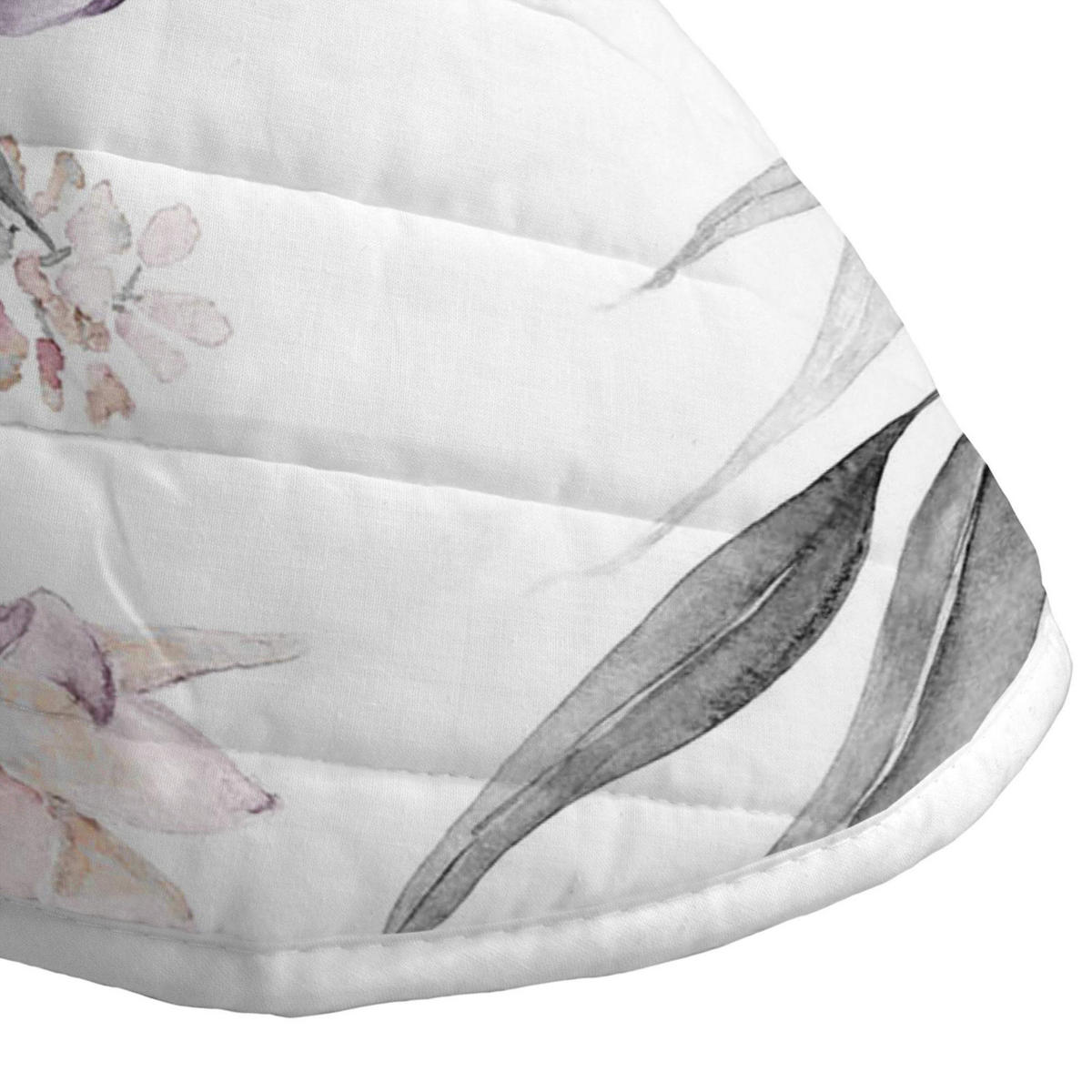 TAGESDECKE delicate bouquet 240x260 cm (bett 135/140/150) mehrfarbig - Multicolor, Textil (240/260cm) - Happy Friday