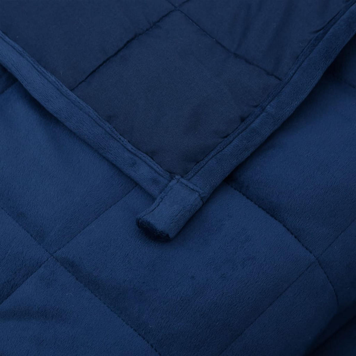 GEWICHTSDECKE Blau 137/200 Cm 6 Kg Stoff - Blau, Textil (137/200cm) - vidaXL