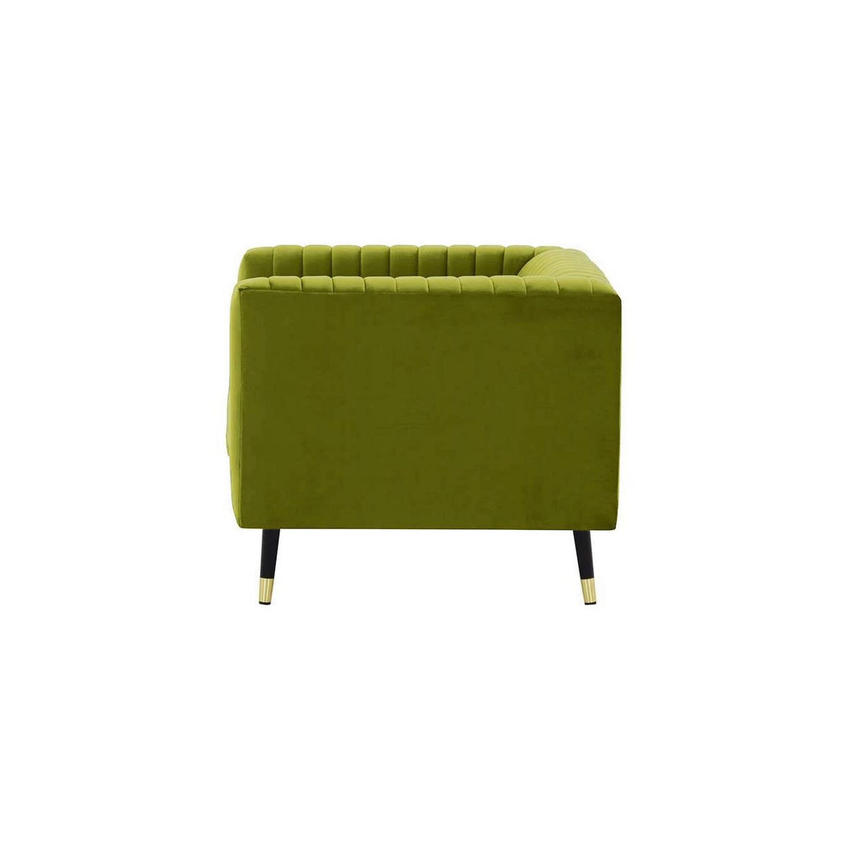 SESSEL Slender-Velluto 9 - Olivgrün, Holz/Textil (99/71/83cm) - SLF24
