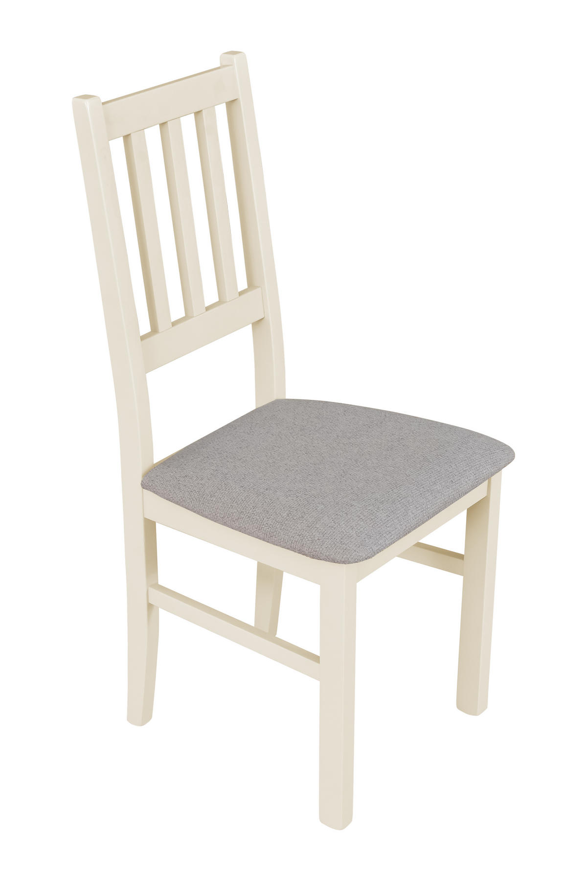 STUHL Bos 4 (6er Set) - Grau/Cappuccino, Holz (43/94/40cm) - Leaf Design