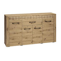 SIDEBOARD Artis Artisan Eiche, 165 / 40 / 94cm - Eiche Artisan/Braun, Holz/Holzwerkstoff (165/94/40cm) - Feldmann-Wohnen