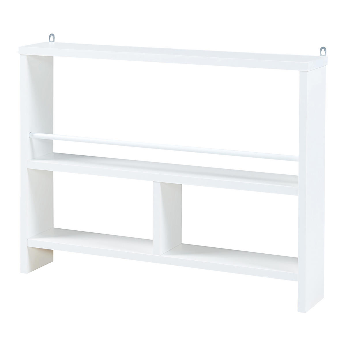 WANDREGAL Piteå - Weiß, Holzwerkstoff (10.5/45/60cm) - [en.casa]