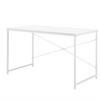 SCHREIBTISCH Røros - Weiß, Holzwerkstoff/Metall (60/120/72cm) - [en.casa]