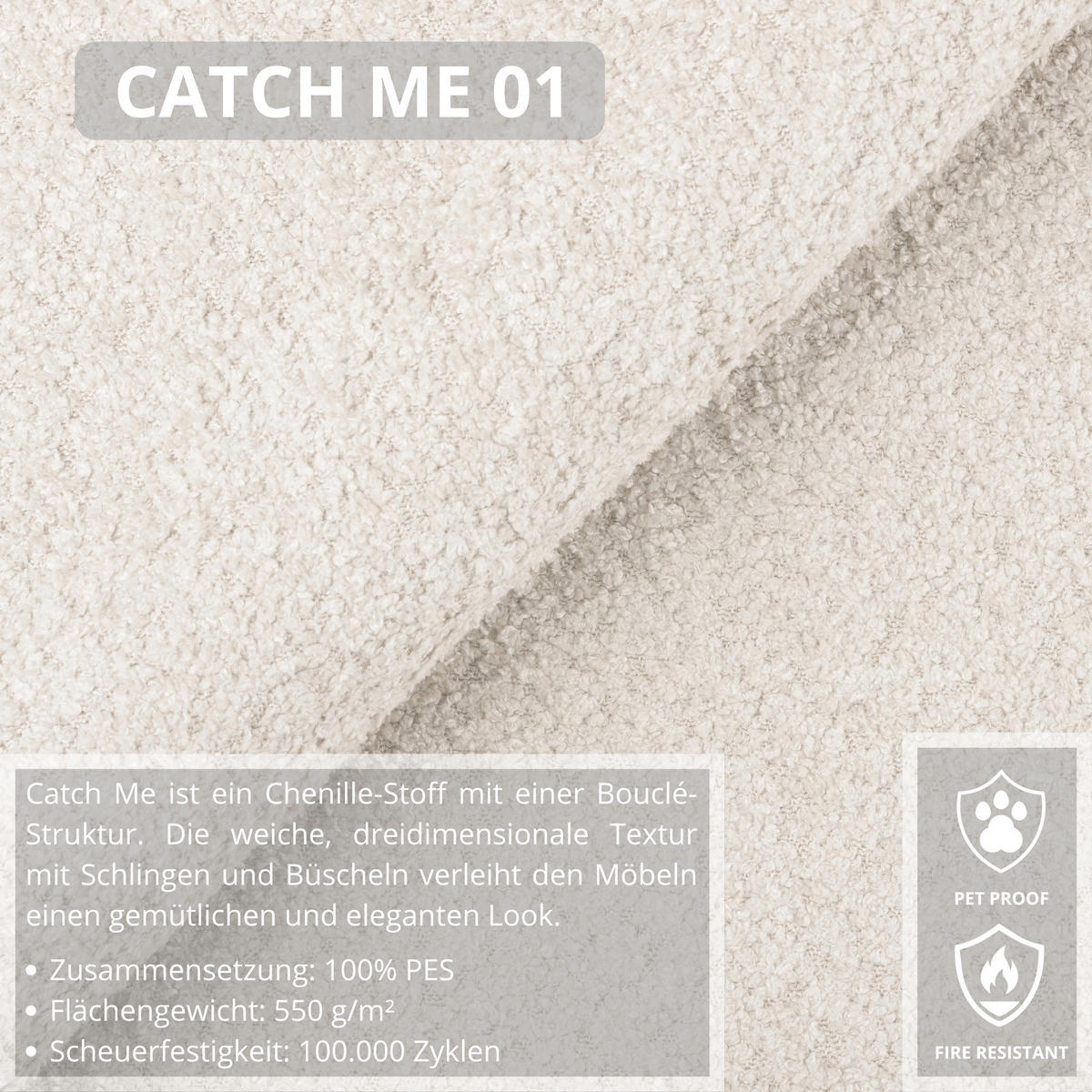 POLSTERBETT Motti ohne Matratze und Topper, 140x200 cm, Creme - Beige, Textil (140/200cm) - Beautysofa