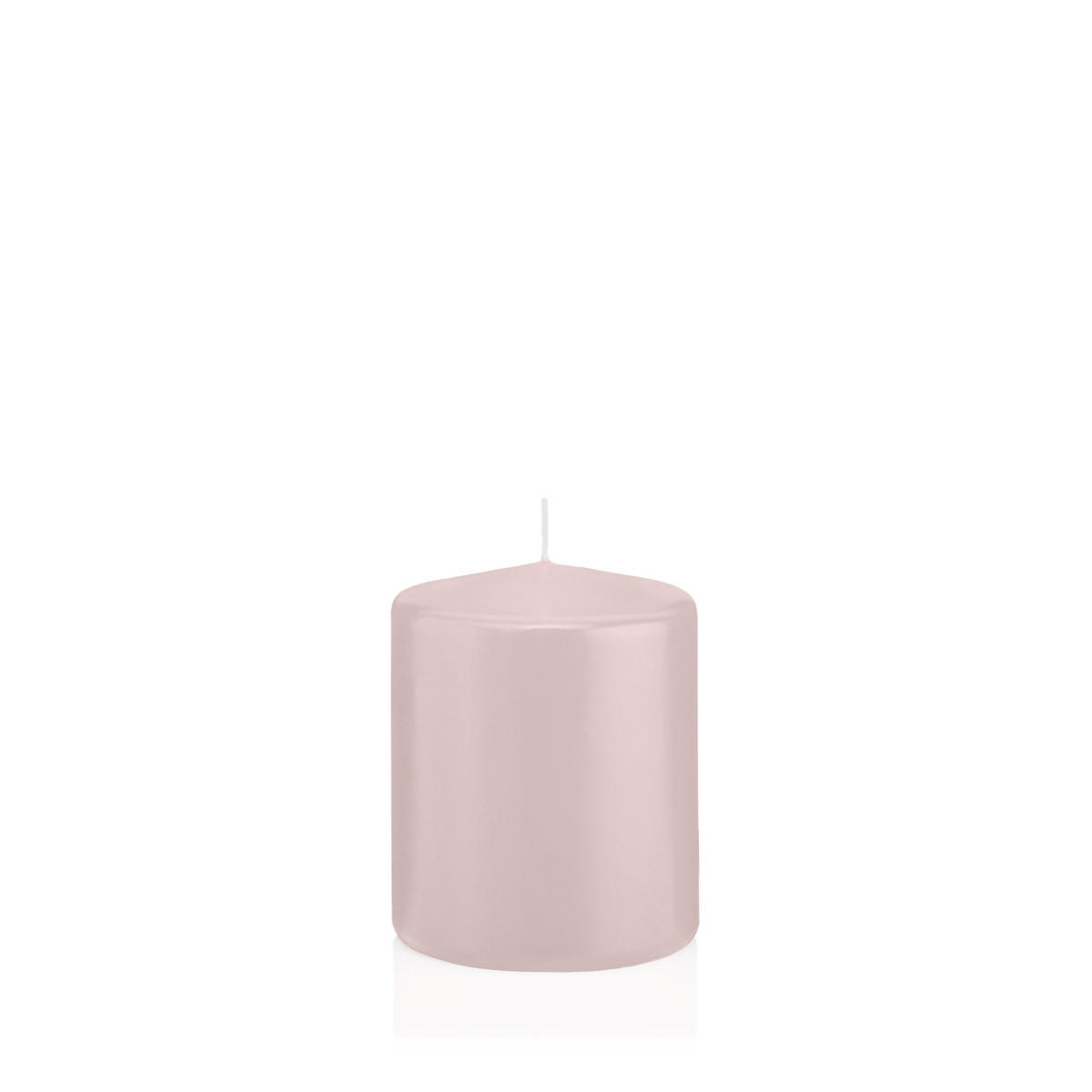STUMPENKERZEN Rosé Ø 78 x 100 mm, 8 Stück - Rosa, Paraffin (8/10cm) - Wiedemann Kerzen