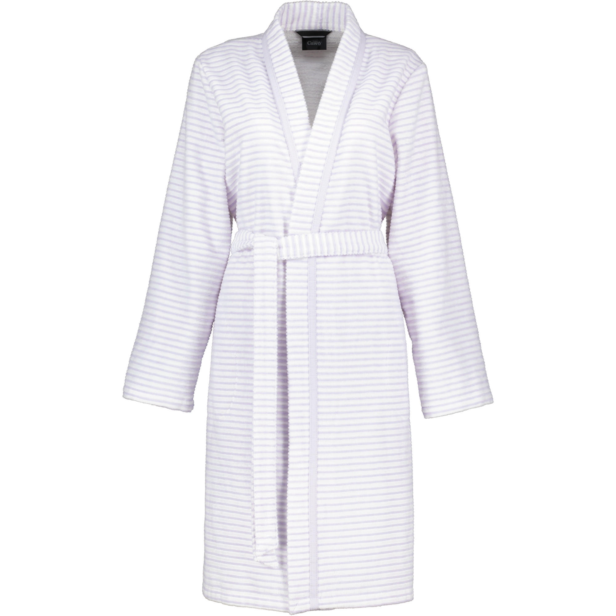 BADEMANTEL DAMEN KIMONO STRUKTUR 1214 FLIEDER - 86 - Lila, Textil (Lnull) - Cawö