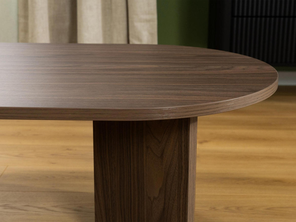 COUCHTISCH Gelizo 22 mm - Nussbaumfarben, Holzwerkstoff (65/110/42cm) - MIRJAN24