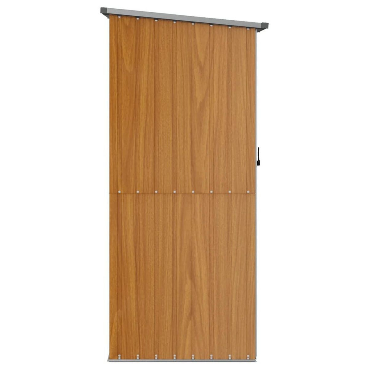 GARTENHAUS Braun 118.5/97/209.5 Cm Verzinkter Stahl - Braun, Metall (118.5/209.5/97cm) - vidaXL