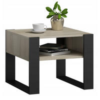 COUCHTISCH KAJA Sonoma Eiche 60/53,6/50 cm - Sonoma Eiche, Holzwerkstoff (53.6/60/50cm) - Matkam Möbel