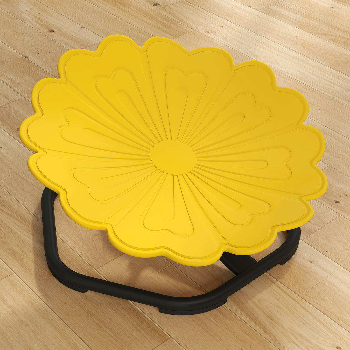 DREHSITZ DE-18652 360° drehbar für Gleichgewichtstraining Gelb - Gelb, Kunststoff (50/29/54cm) - ComfortXL