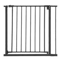 TREPPENSCHUTZGITTER - Schwarz, Kunststoff/Metall (87/1cm) - Relaxdays