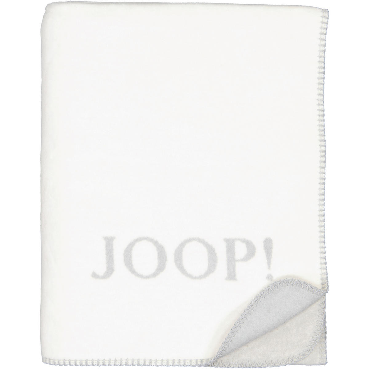 WOHNDECKEN SPLIT STEIN - Grau, Textil (150/200cm) - Joop!