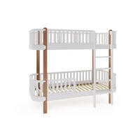 ETAGENBETT ETUDE Beige, Weiß 87x195x162 cm - Beige/Weiß, Holz - FURNLUX