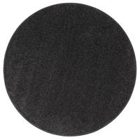 HOCHFLOR VELOURS TEPPICH COTTAGE RUND - Anthrazit, Textil (100/100cm) - Snapstyle