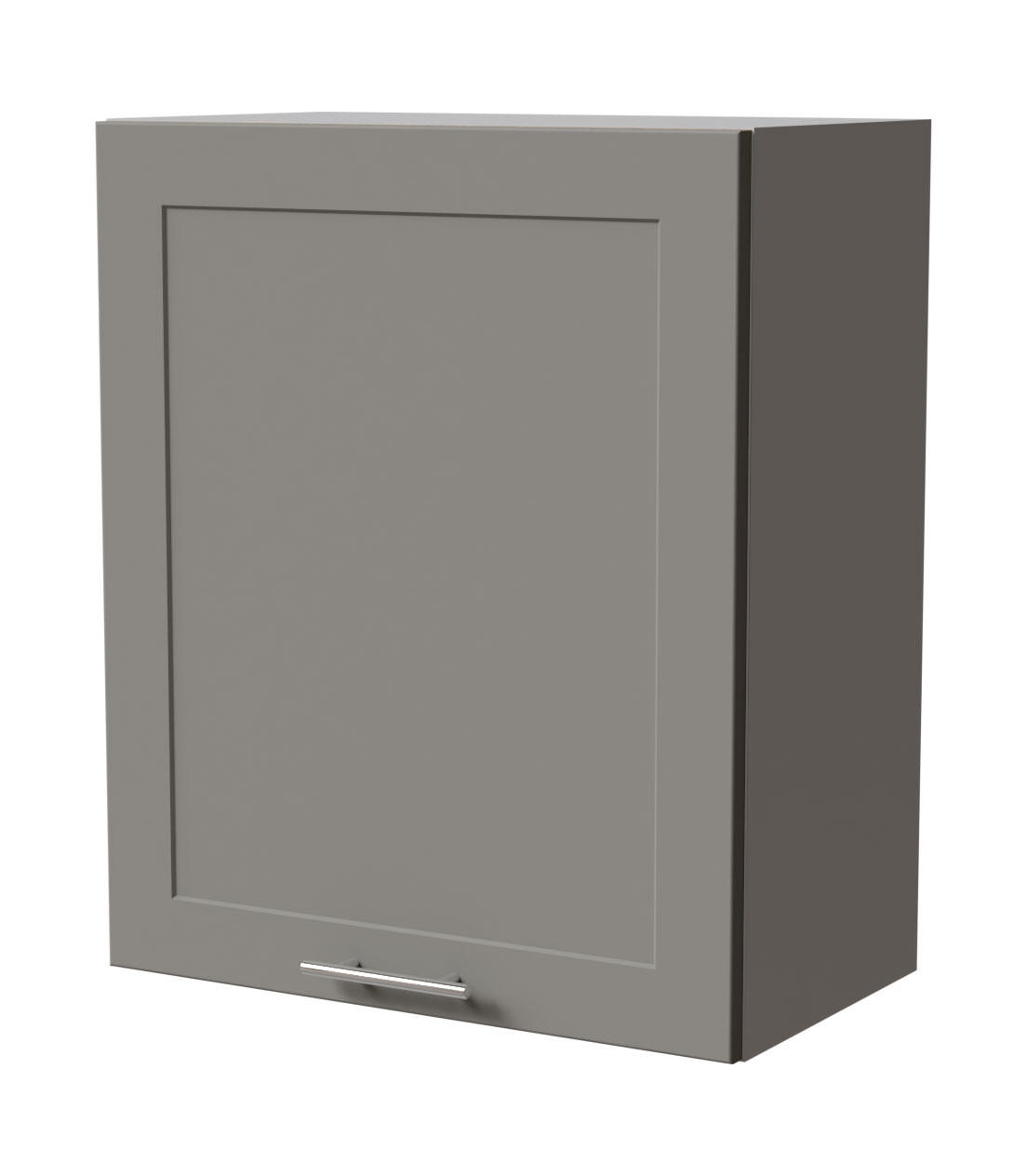 HÄNGESCHRANK Oslo W2/60 Grau / Dust Grey Matt 60 / 32,5 / 72cm - Grau, Holz/Holzwerkstoff (60/72/32.5cm) - Feldmann-Wohnen