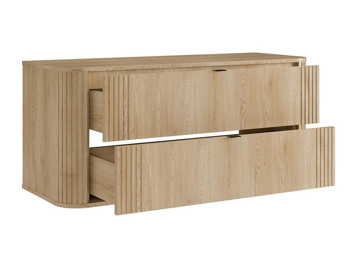 WASCHBECKENUNTERSCHRANK - 120 cm x 46 cm - holz - naturfarben hell Filor - Naturfarben, Holz (120/57/46cm) - Vente-Unique