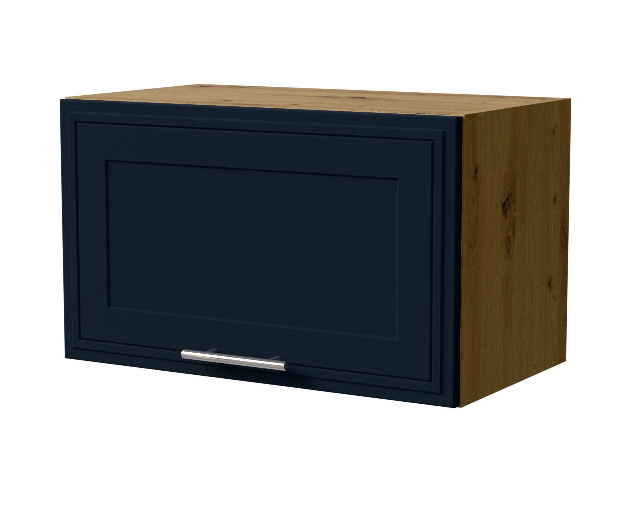 KLAPPHÄNGESCHRANK Salo W4B/60 Eiche Artisan / Indigo Matt 60 / 32,5 / 36cm - Blum Aventos Klappenbeschlag - Eiche Artisan/Dunkelblau, Holz/Holzwerkstoff (60/36/32.5cm) - Feldmann-Wohnen