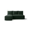 ECKSOFA mit Schlaffunktion SAVIO MINI Poso 14 Links - Dunkelgrün, Textil (200/140cm) - Bedante