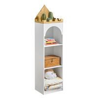 KINDERREGAL Weiß - Weiß, Holzwerkstoff (40/150/30cm) - SoBuy