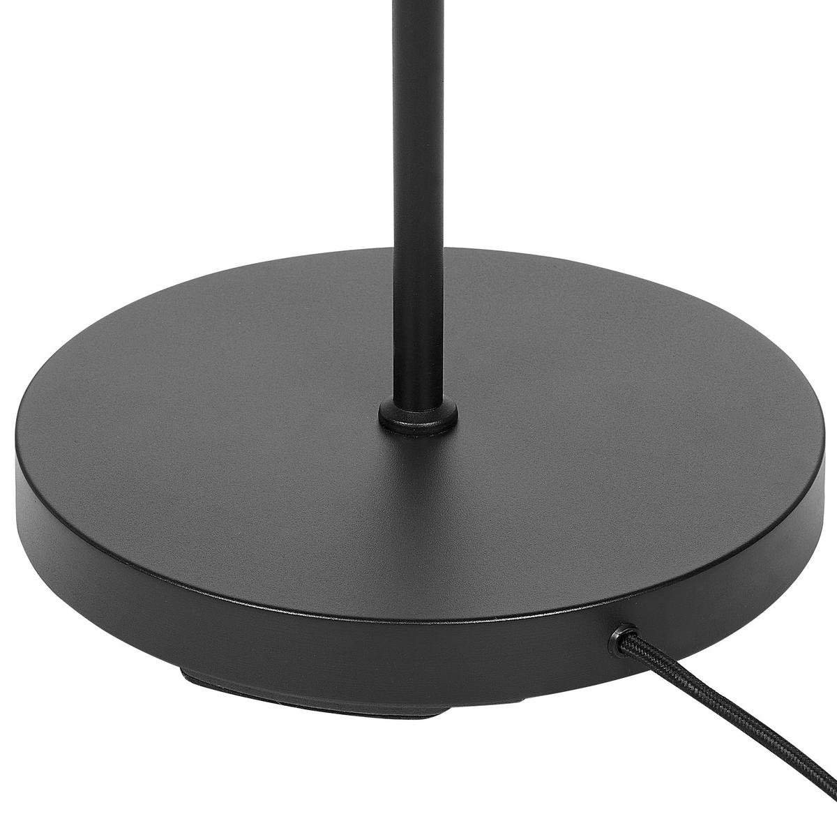 STEHLAMPE Talparo 25/25/175 cm - Schwarz, Metall (25/25/175cm) - Beliani