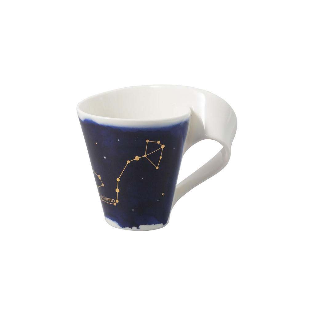 TASSE SKORPION NewWave Stars weiß-blau 300 ml - Blau/Weiß, Keramik (0.3L) - Villeroy & Boch