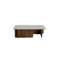 COUCHTISCH Flavio Nussbaum - Nussbaumfarben, Holzwerkstoff (65/105/30cm) - Habitat Garten