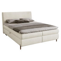 BOXBETT Evia - H3 - Creme/Braun, Holzwerkstoff/Textil (160/200cm) - MIRJAN24