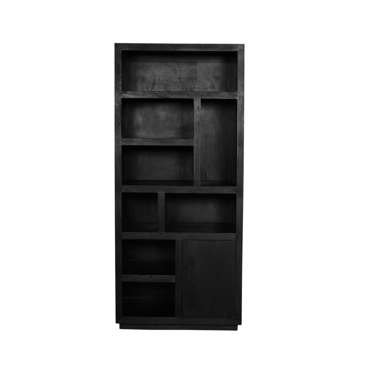 Starfurn Regal Schwarz 90x200x45 cm