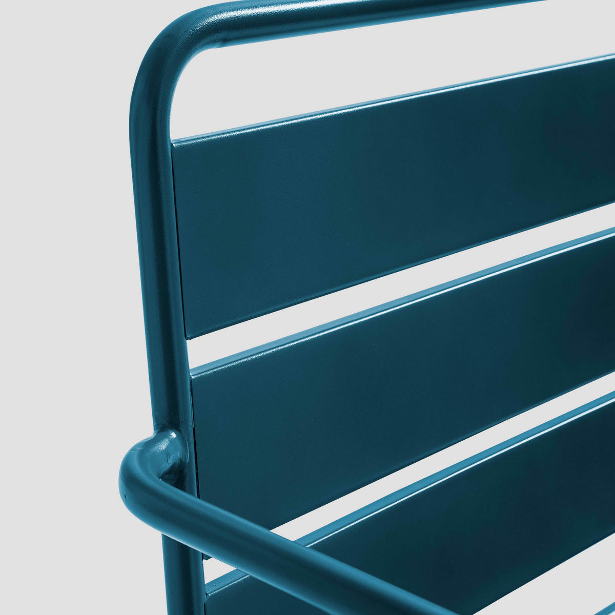 GARTENSTUHL dunkelblau, Metall - Dunkelblau, Metall (65/76/70cm) - Oviala