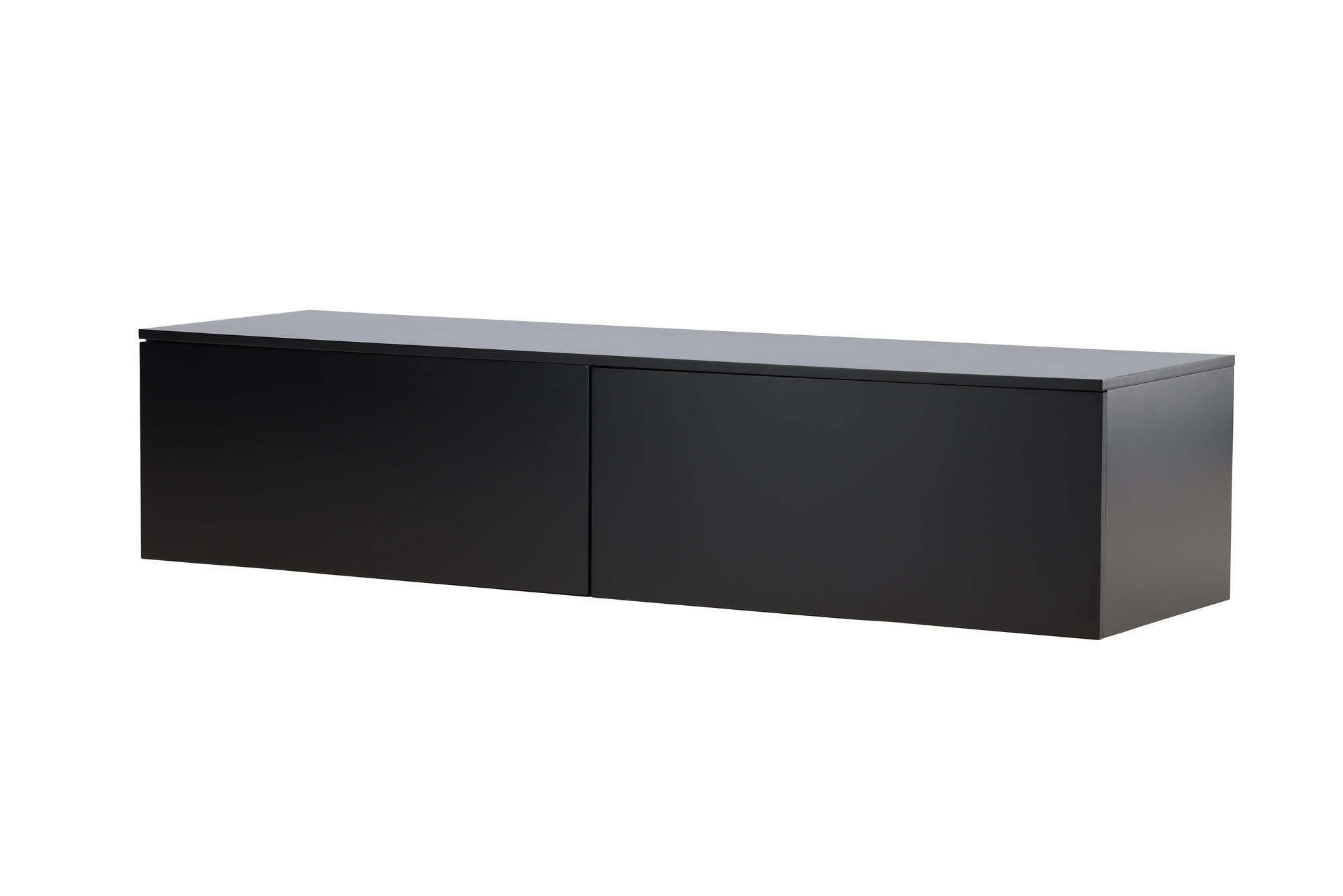 TV-LOWBOARD FRIHAMN Schwarz 160x45x35 cm - Schwarz, Holzwerkstoff (160/35/45cm) - FURNLUX