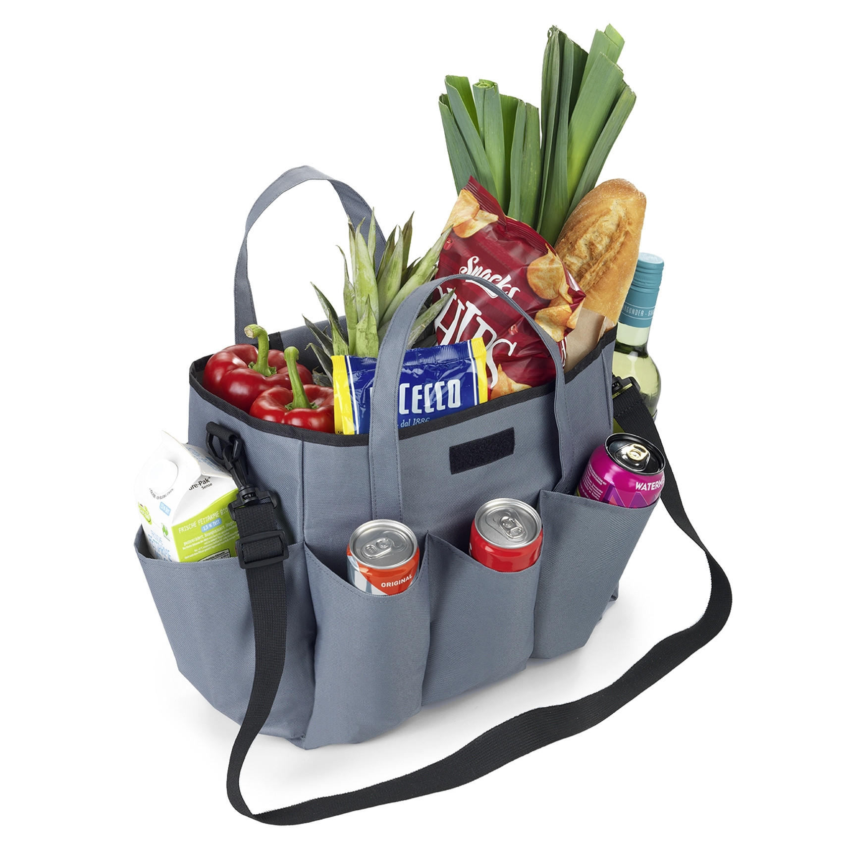 WERKZEUGORGANIZER Schultertasche 15 l - Grau, Textil (17/33/31cm) - Maximex