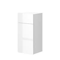 MIDISCHRANK Izan Weiß 36.6 x 76.6 cm mit Schublade und Tür - Weiß, Holzwerkstoff (36.6/76.6/32.8cm) - Vicco