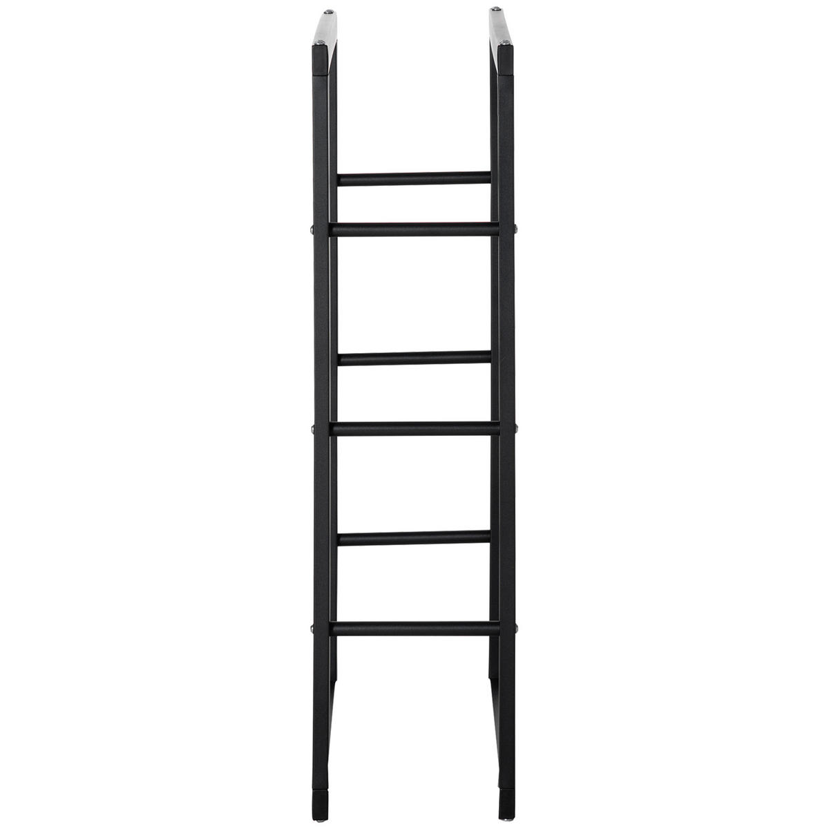 KAMINHOLZREGAL DE-18349 100 kg belastbar, zeitgenössisches Design Schwarz - Schwarz, Metall (25/100/60cm) - ComfortXL
