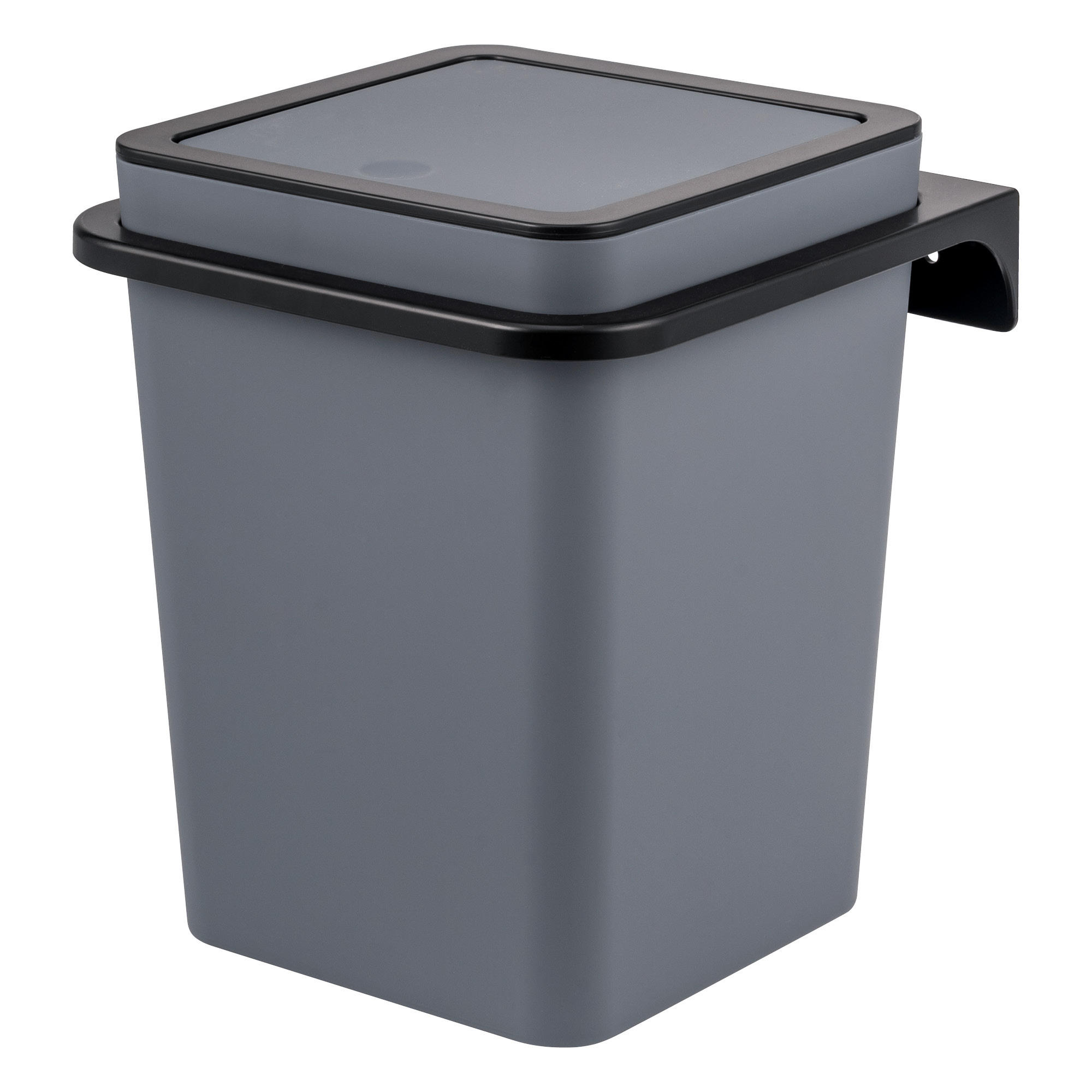 KOSMETIKEIMER SAVONA, grau, Kunststoff - Grau, Kunststoff (18/25/18cm) - bremermann