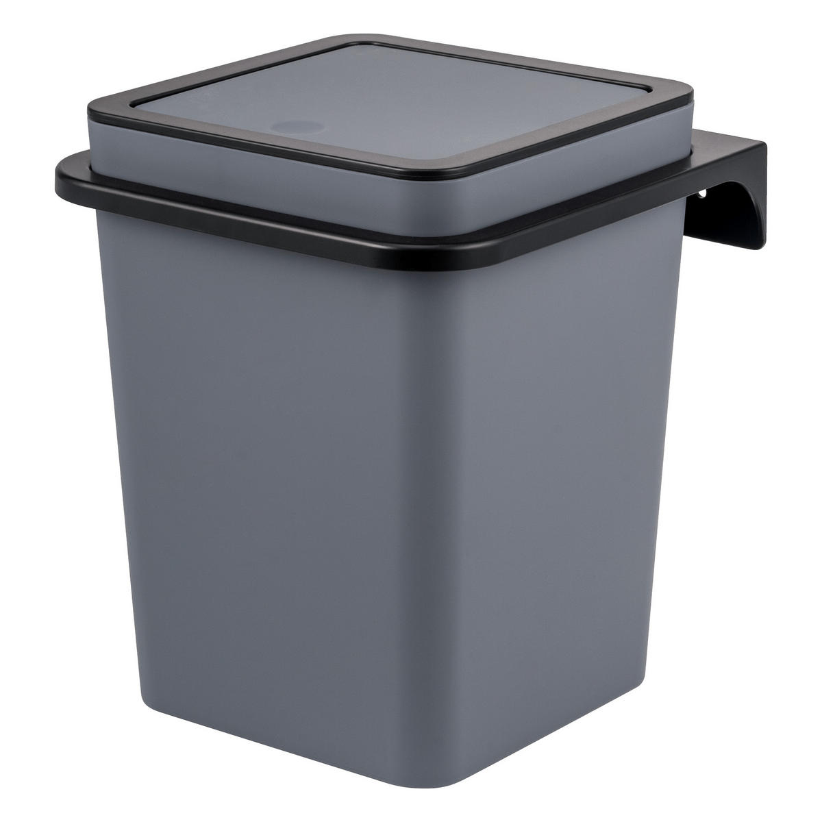 KOSMETIKEIMER SAVONA, grau, Kunststoff - Grau, Kunststoff (18/25/18cm) - bremermann