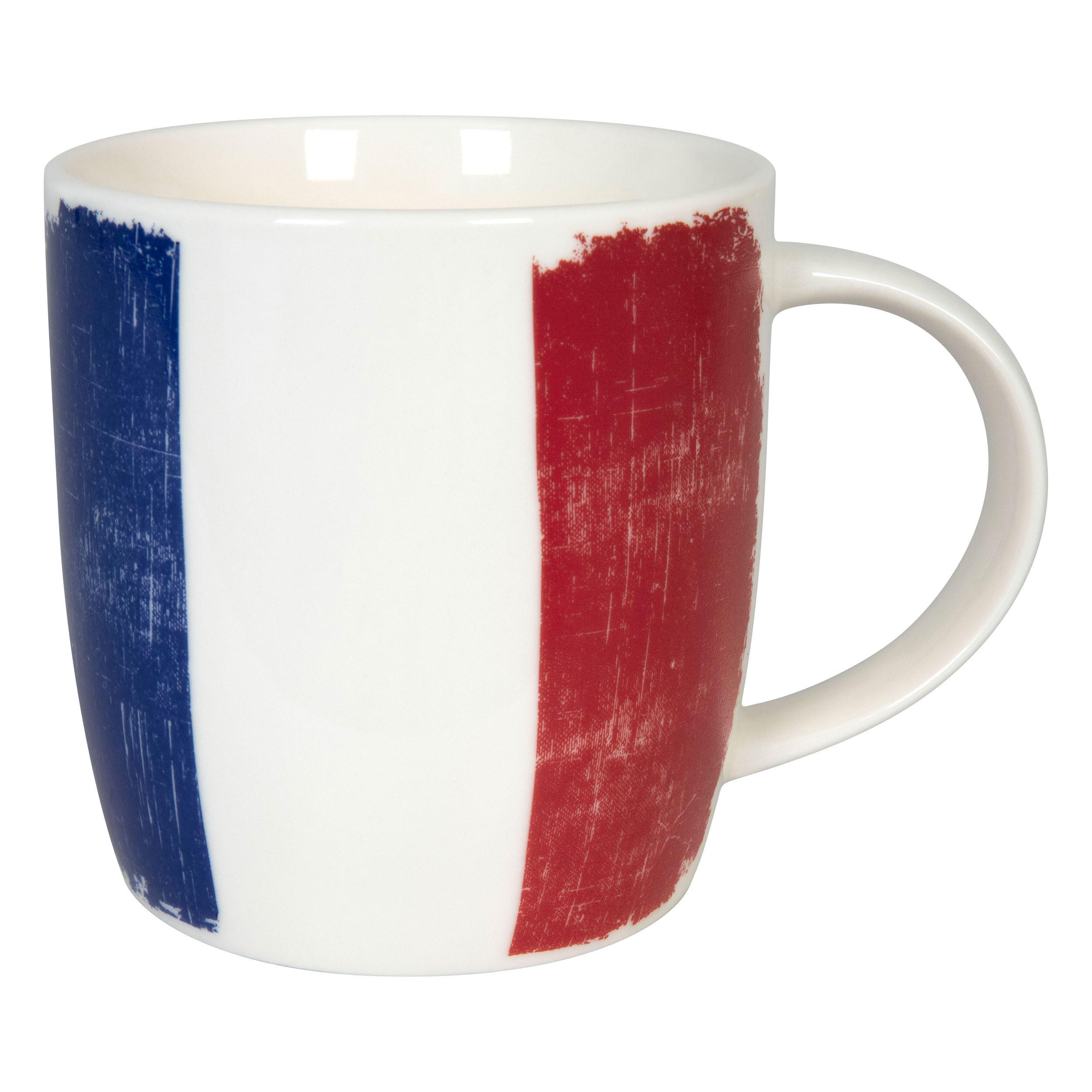 KAFFEEBECHER Vintage Flag Frankreich - Naturfarben, Keramik (0.35L) - Könitz