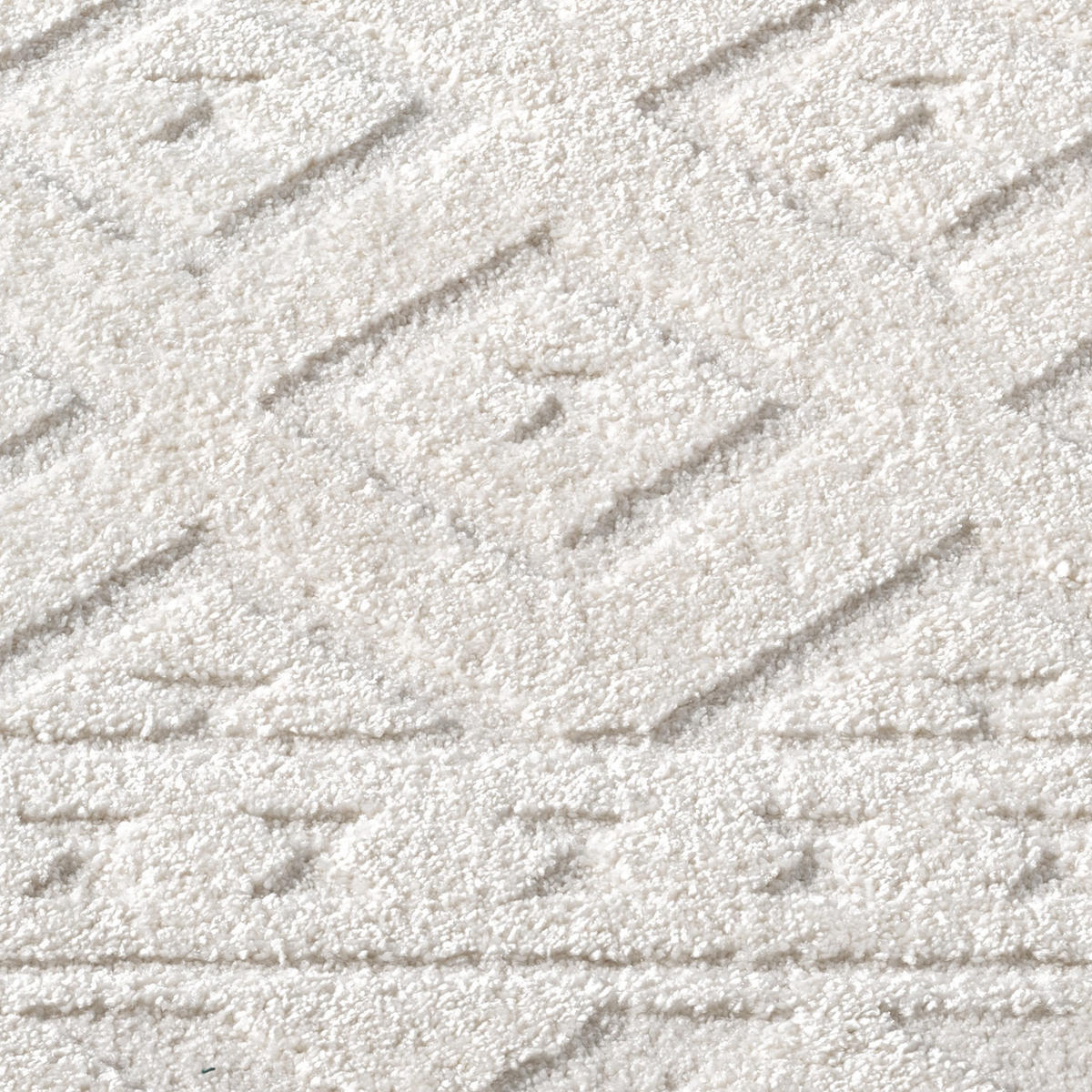 KURZFLOR-TEPPICH Lounge 9999 Creme 200 cm Rund - Creme, Textil (200/200cm) - carpet city