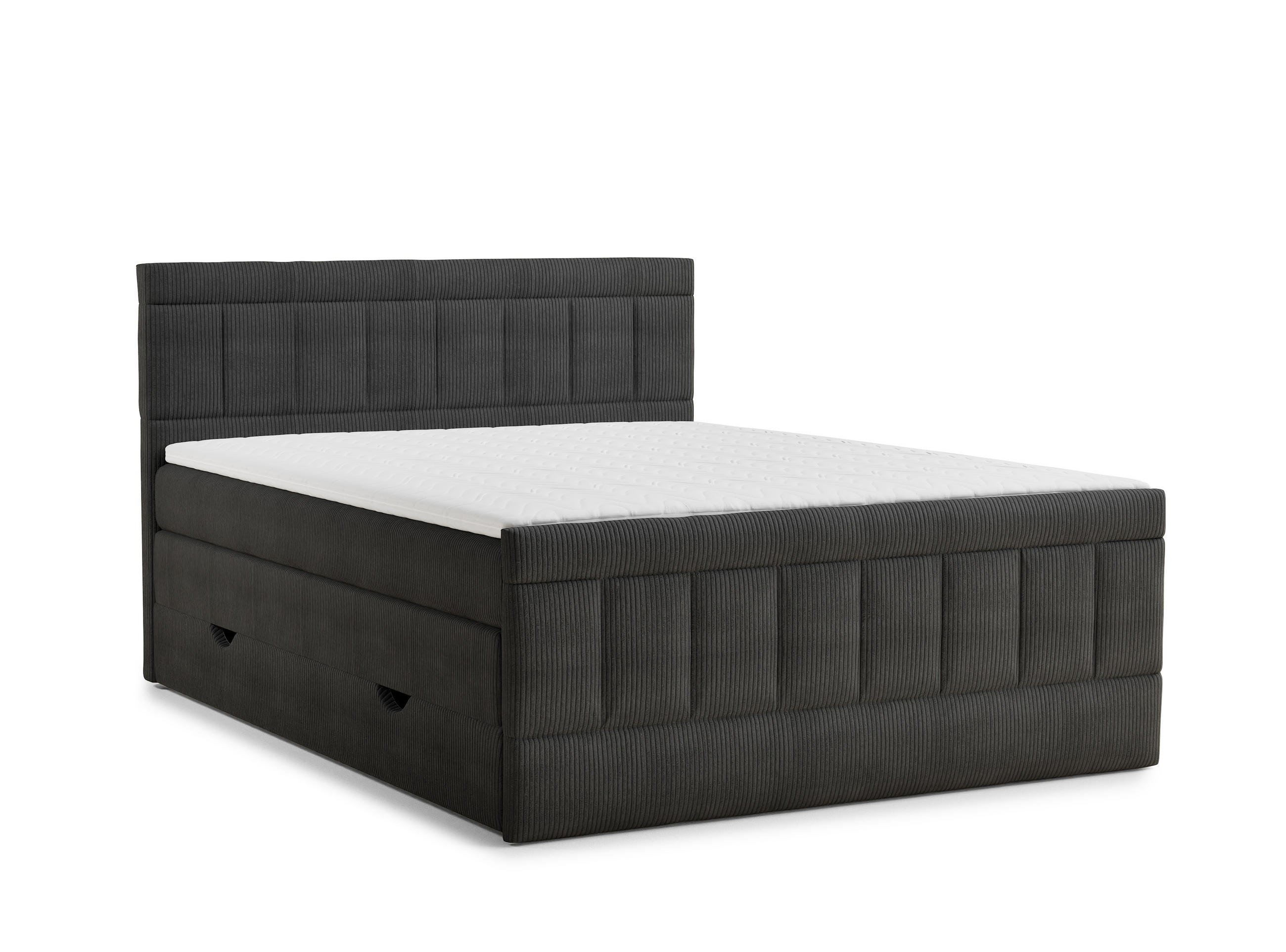 Maison de Reve Boxspringbett Graphit 140x200 cm