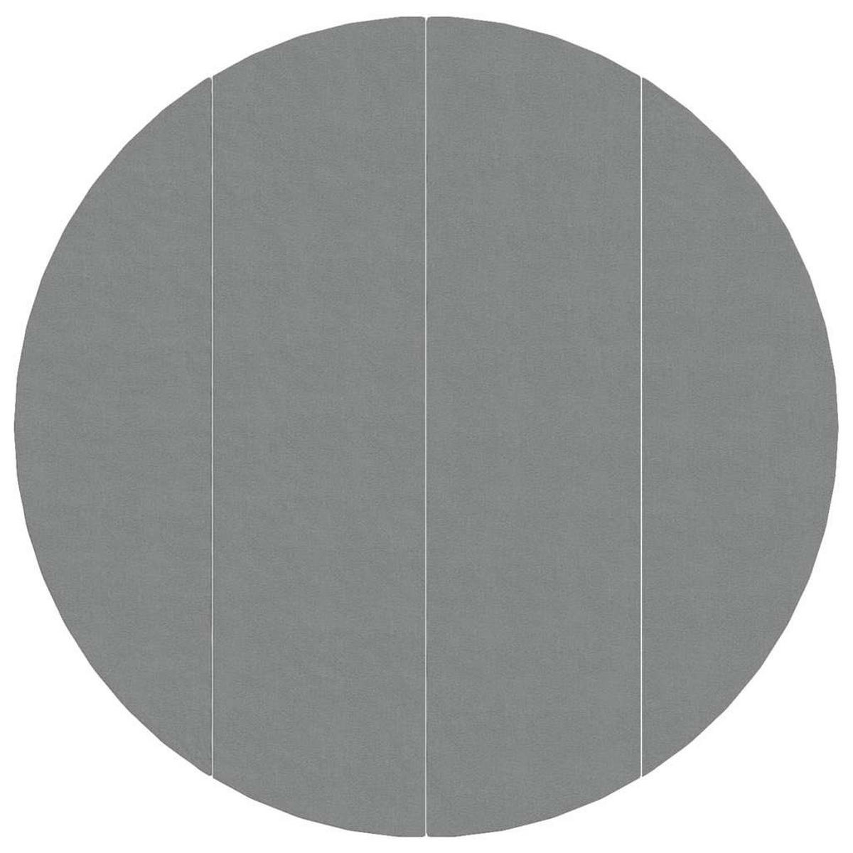 POOL-BODENTUCH Hellgrau Ø500 Cm Polyester Geotextil - Grau, Textil (500/500cm) - vidaXL